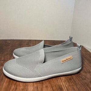 Tommy Bahama Gray Knit Sunset Slip On Casual Shoes Women Size 8.5
